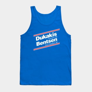 Dukakis Bentsen 88 Presidential Campaign vintage 1988 president democrat Tank Top